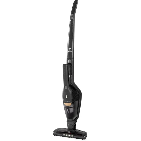 Aspirador de Pó Vertical Sem Fio Electrolux Ergorapido 2 em 1 Luz LED até 30 min Cinza (ERG24C)