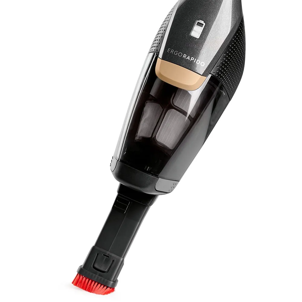 Aspirador de Pó Vertical Sem Fio Electrolux Ergorapido 2 em 1 Luz LED até 30 min Cinza (ERG24C)