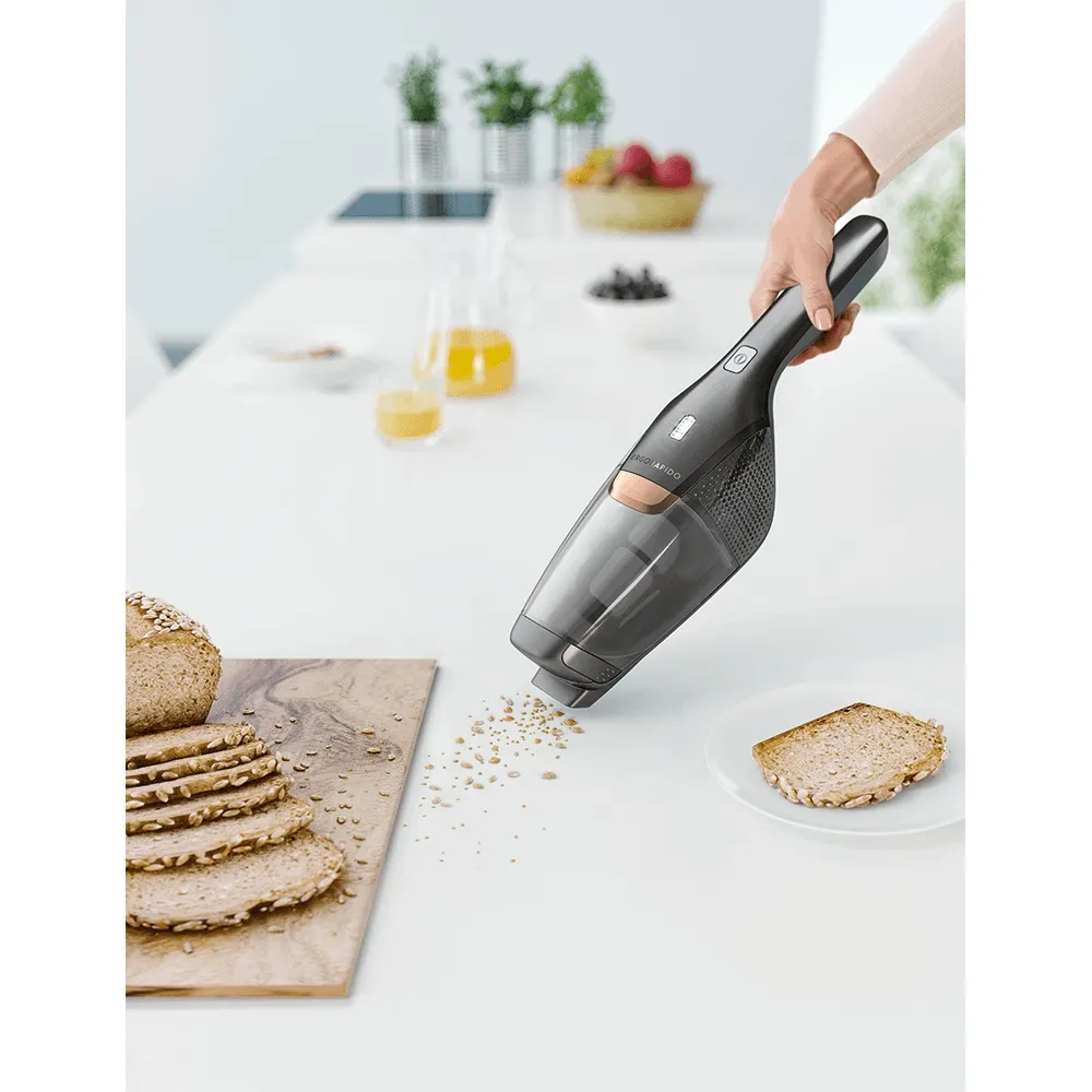 Aspirador de Pó Vertical Sem Fio Electrolux Ergorapido 2 em 1 Luz LED até 30 min Cinza (ERG24C)
