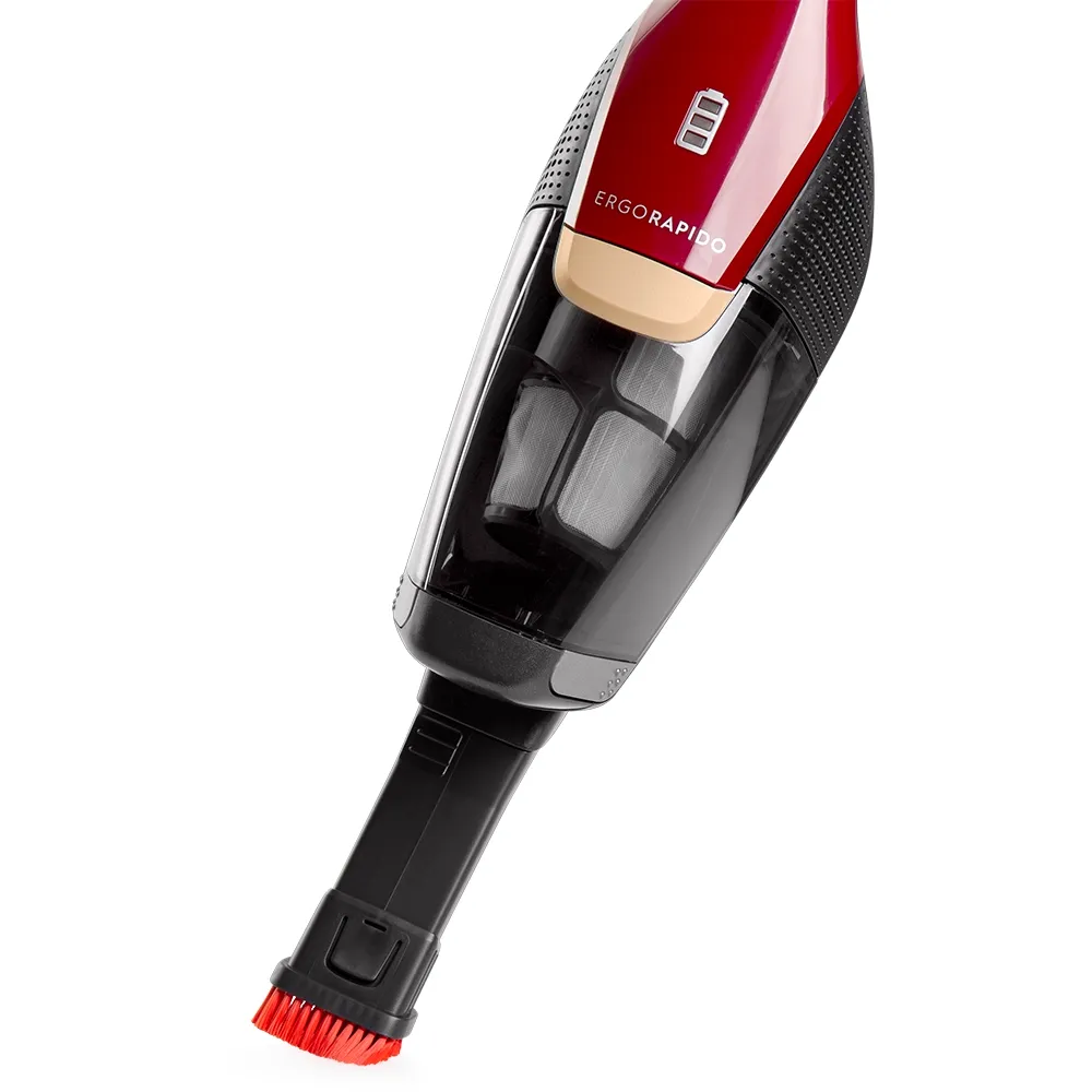 Aspirador de Pó Vertical Sem Fio Electrolux Ergorapido 2 em 1 Luz LED até 30 min Vermelho (ERG23N)