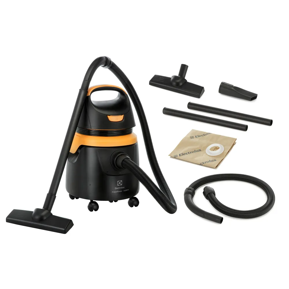Aspirador de Pó e Água Electrolux 1400W 11L Acqua Power com Função Sopro Amarelo (AQP20)