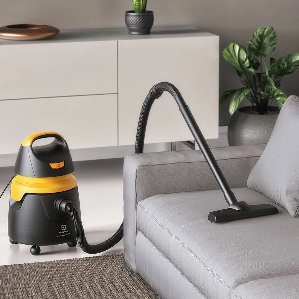 Aspirador de Pó e Água Electrolux 1400W 11L Acqua Power com Função Sopro Amarelo (AQP20)