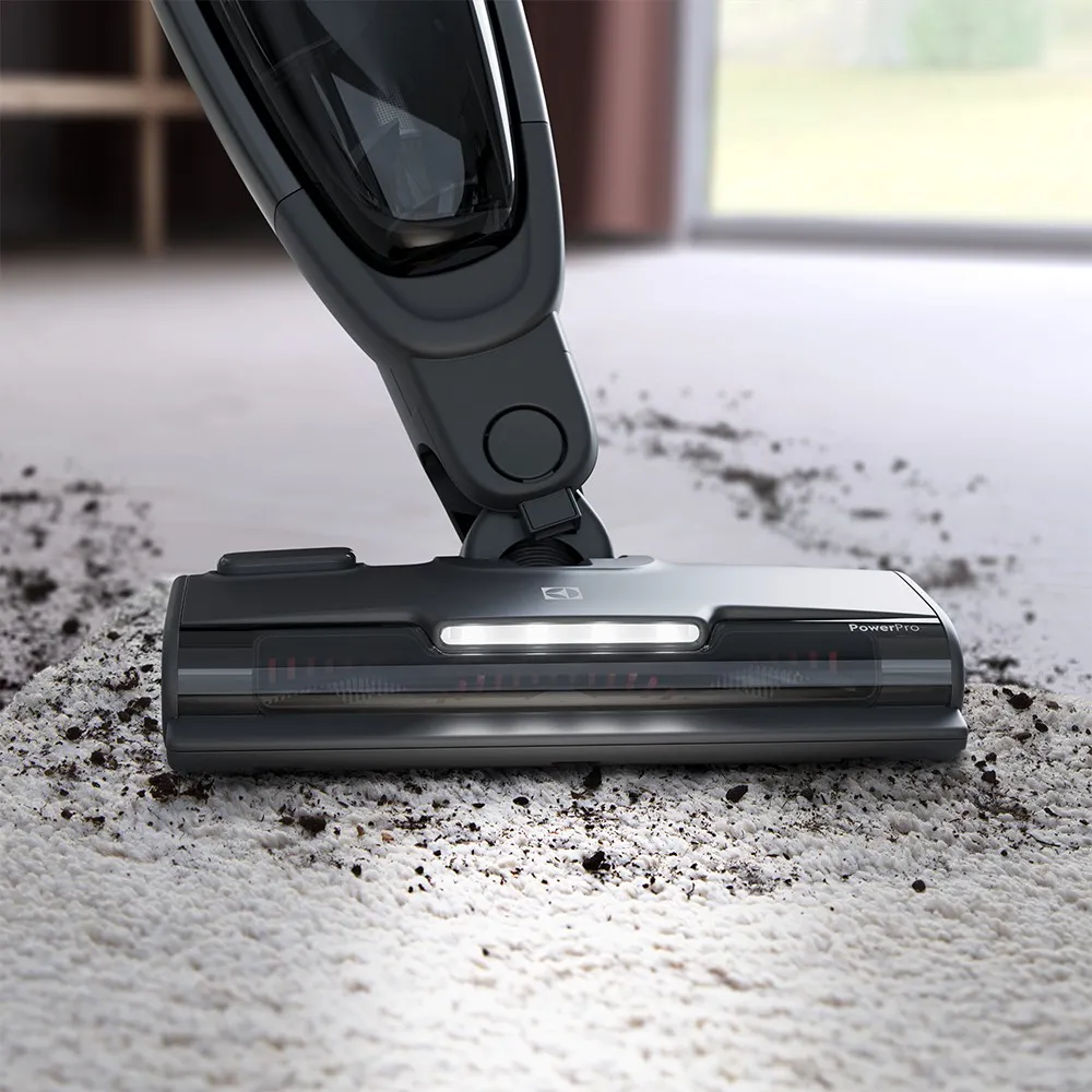 Aspirador de Pó Vertical Sem Fio Electrolux Expert Tecnologia UV até 45 min Branco (ERG50)