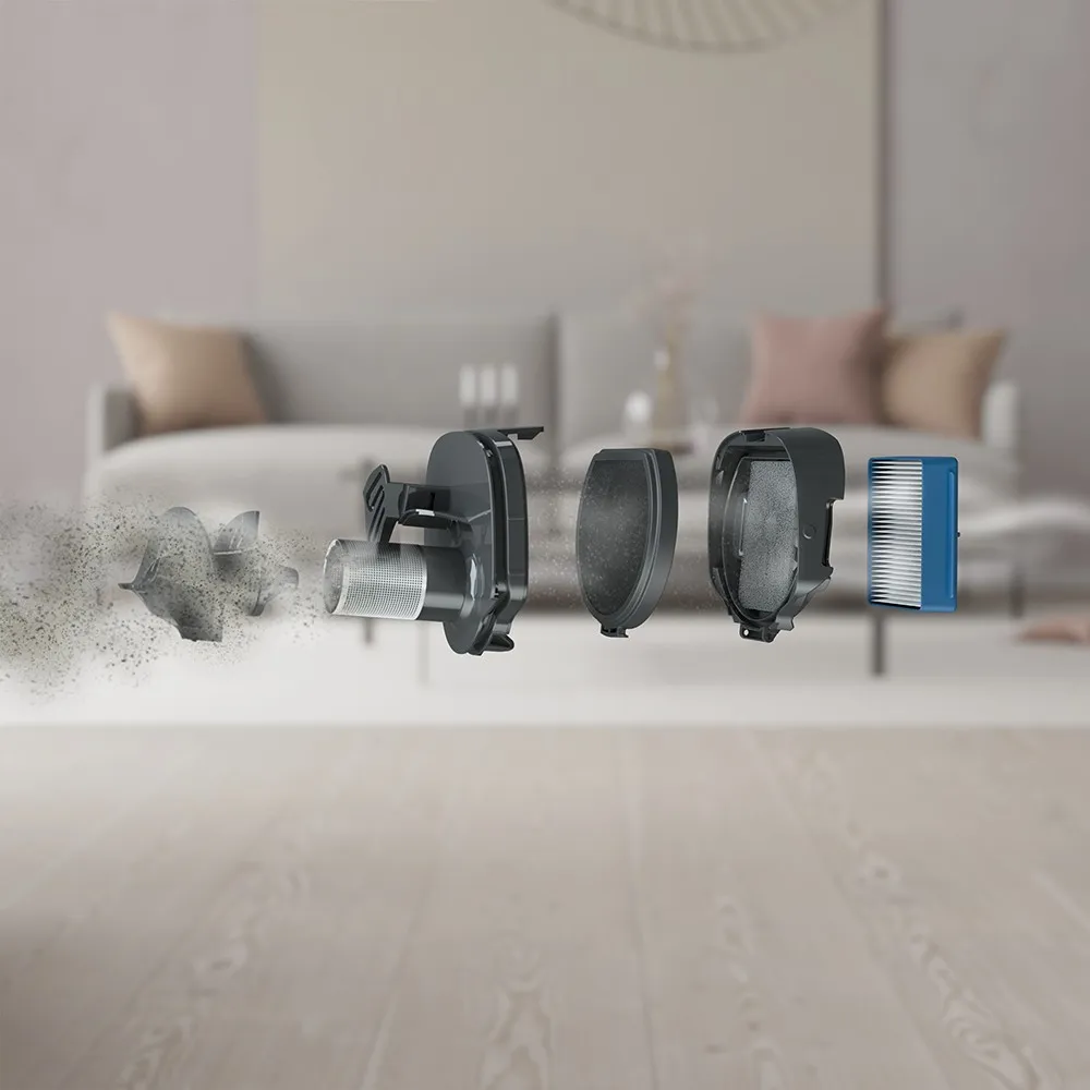 Aspirador de Pó Vertical Sem Fio Electrolux Expert Tecnologia UV até 45 min Branco (ERG50)