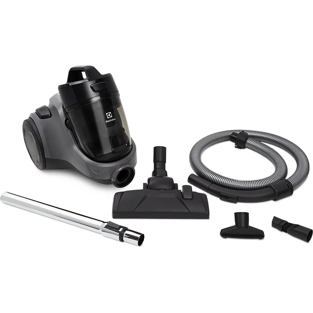 Aspirador de Pó sem Saco Electrolux 1600W Easybox Silencioso com Filtro HEPA Preto (EAS30)