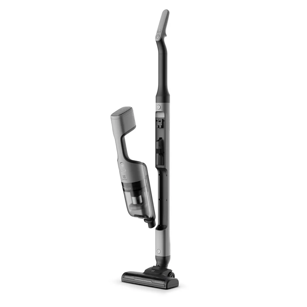 Aspirador de Pó Vertical Sem Fio Electrolux Ergorápido 2 em 1 Cyclonic Power até 30 min Cinza (ERG018)