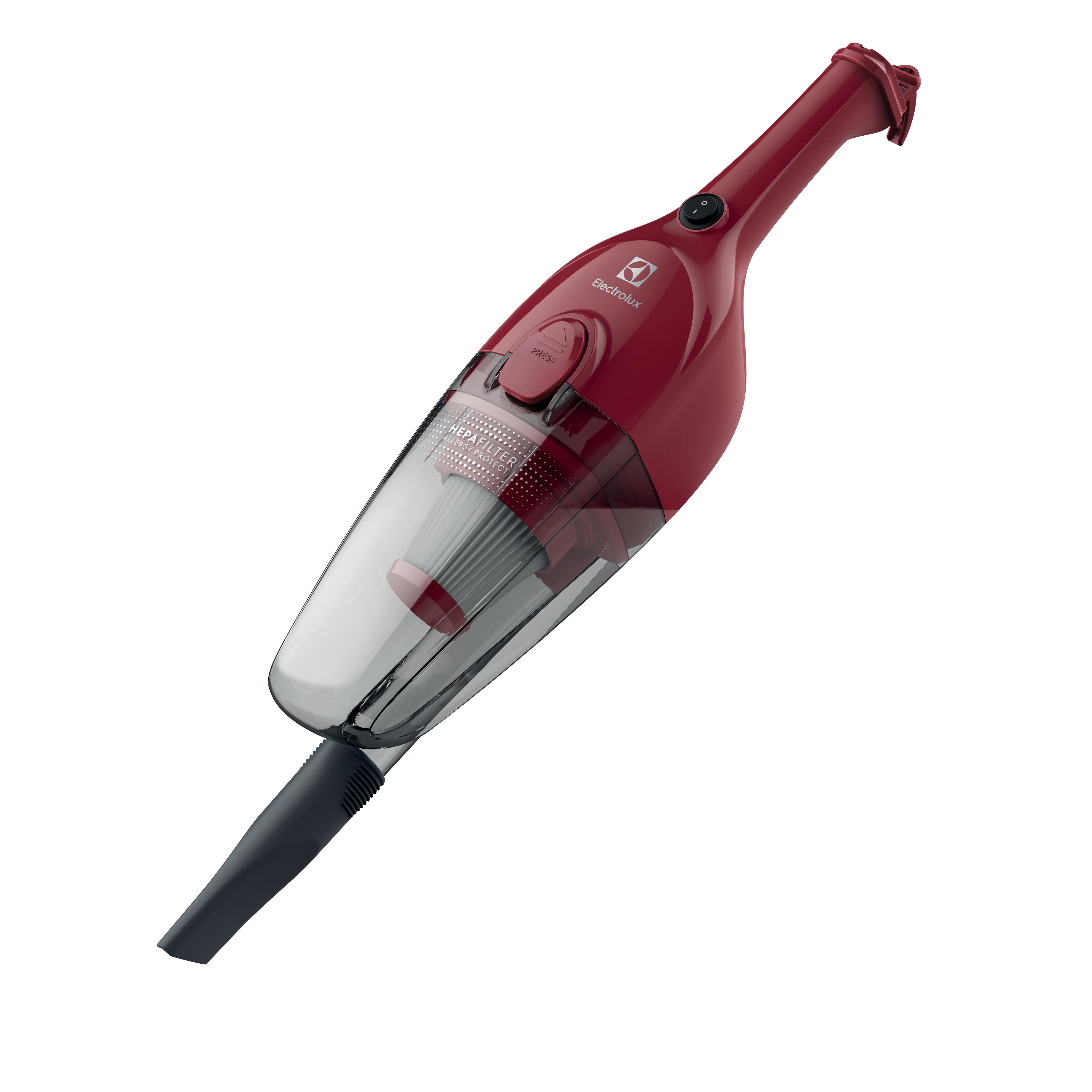 Aspirador de Pó Vertical com Fio Electrolux 1100W 2 em 1 Filtro HEPA Vermelho (STK13)