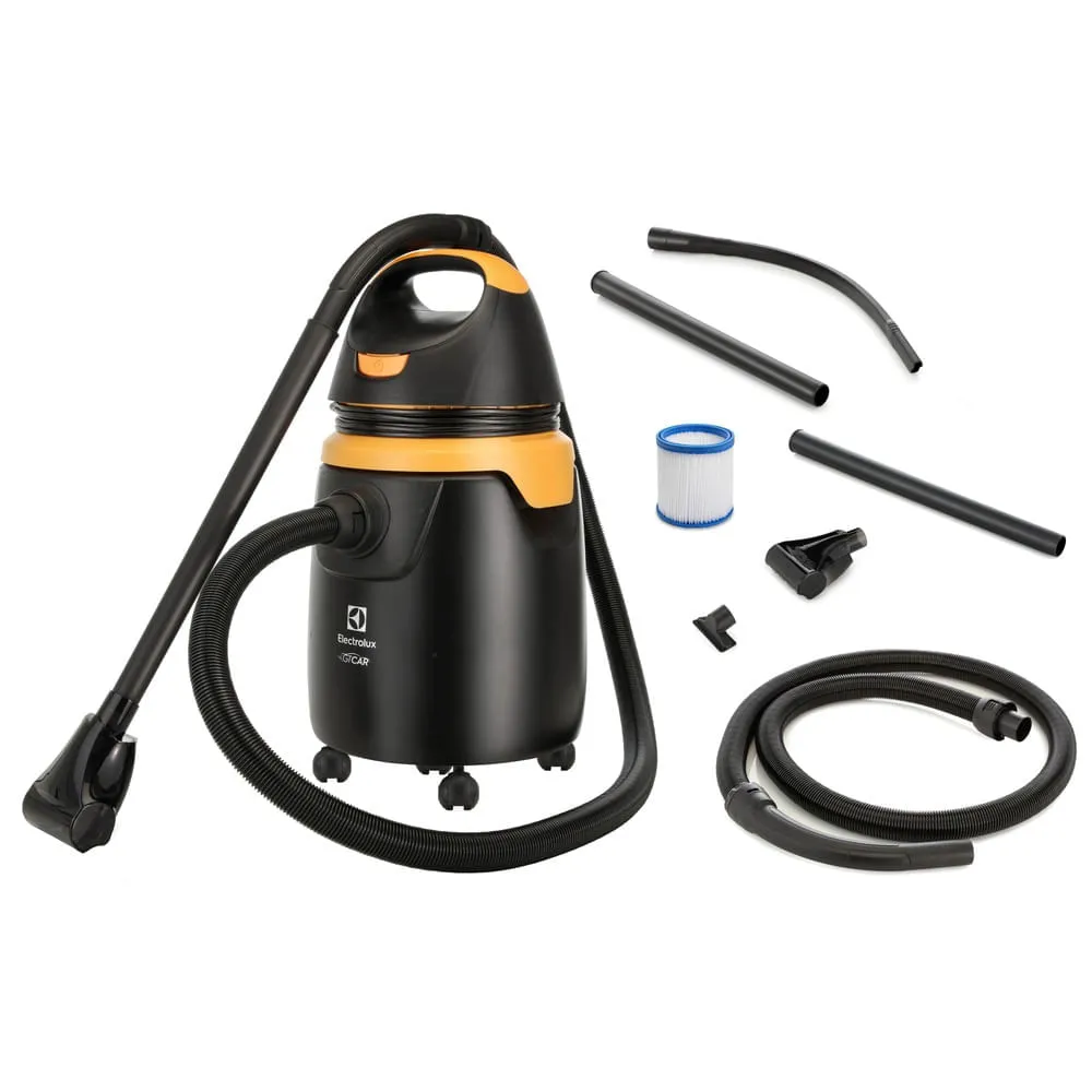 Aspirador de Pó e Água para Carros Electrolux 1300W 20L com Alcance Total de 10,5m (GTCAR)