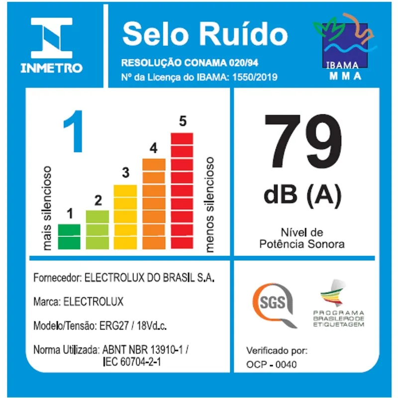 Aspirador de Pó Vertical Sem Fio Electrolux Ergorapido 2 em 1 Pisos Frios até 45 min Bronze (ERG27)
