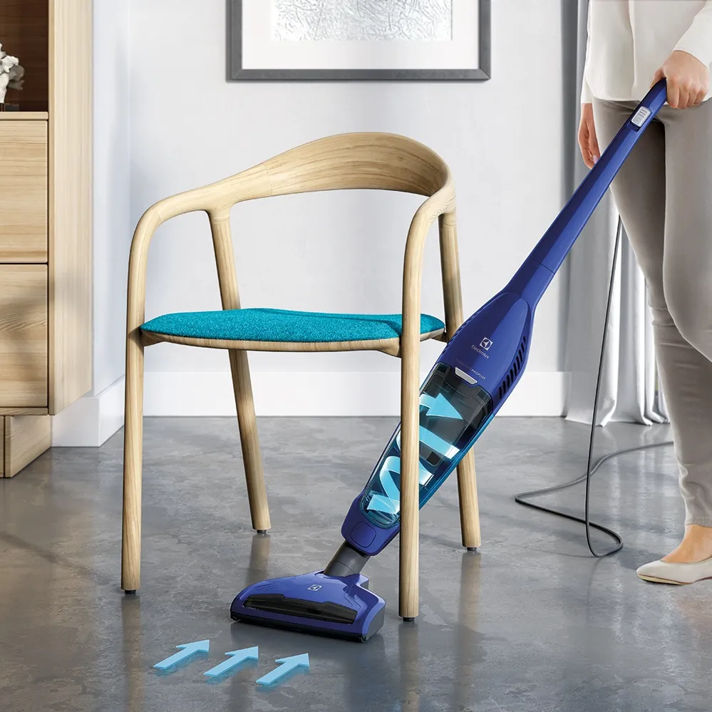 Aspirador de Pó Vertical com fio Electrolux 1000W Dynamica Filtro HEPA Azul (DYN10)