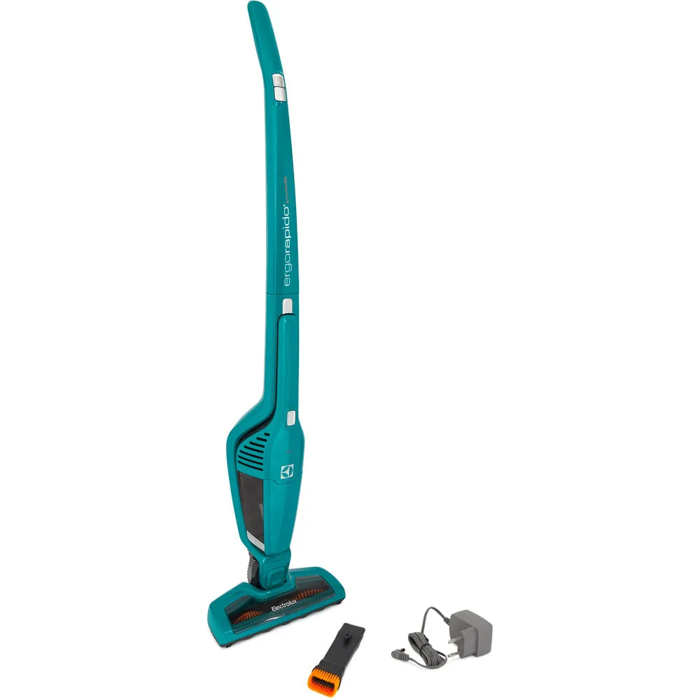 Aspirador de Pó Vertical Sem Fio Electrolux Ergorapido 2 em 1 até 21 min Verde (ERG22)