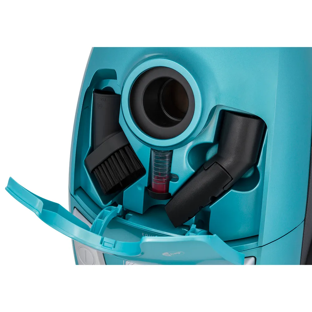Aspirador de Pó com Saco Electrolux 1800W filtro HEPA Equipt com Tubo Metálico Azul (EQP20)