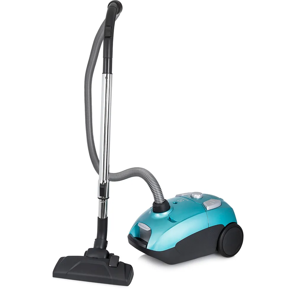 Aspirador de Pó com Saco Electrolux 1800W filtro HEPA Equipt com Tubo Metálico Azul (EQP20)