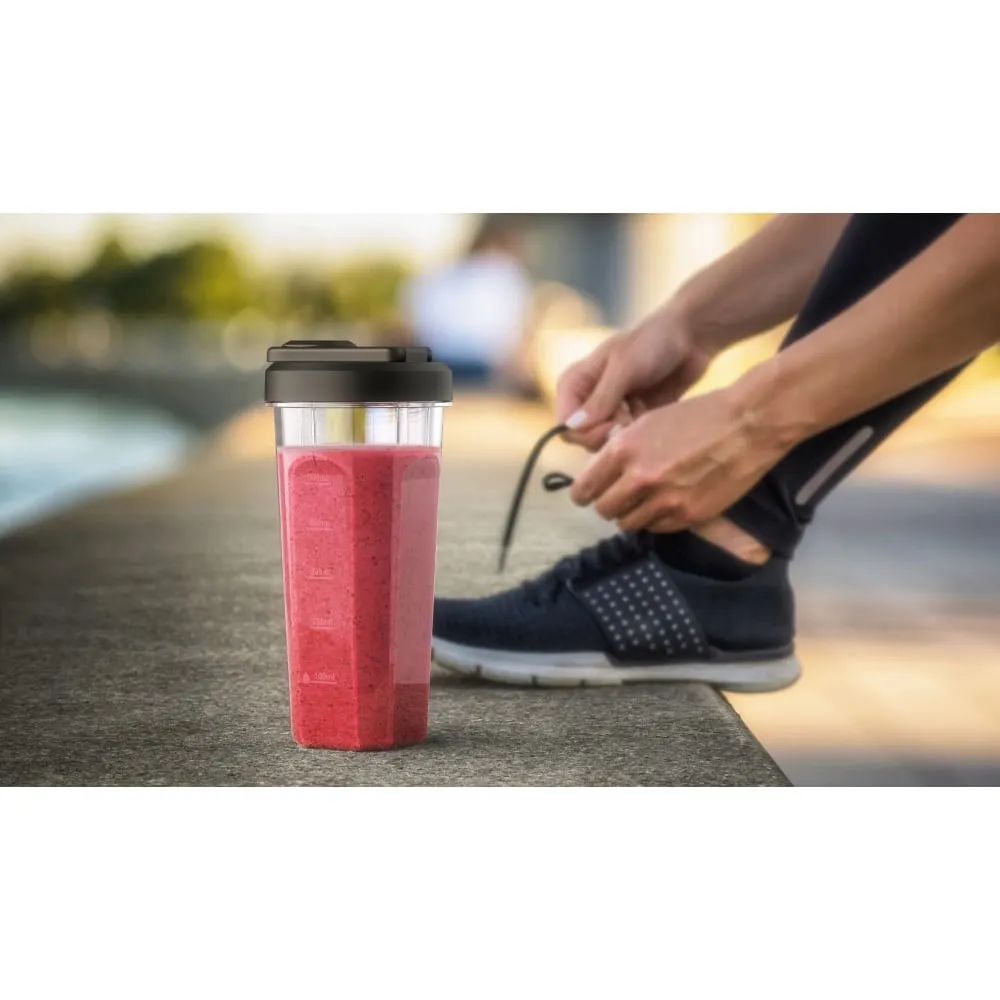 Liquidificador Portátil Electrolux Sport Blender 320W Efficient Inox c/ 2 garrafas (BSE20)