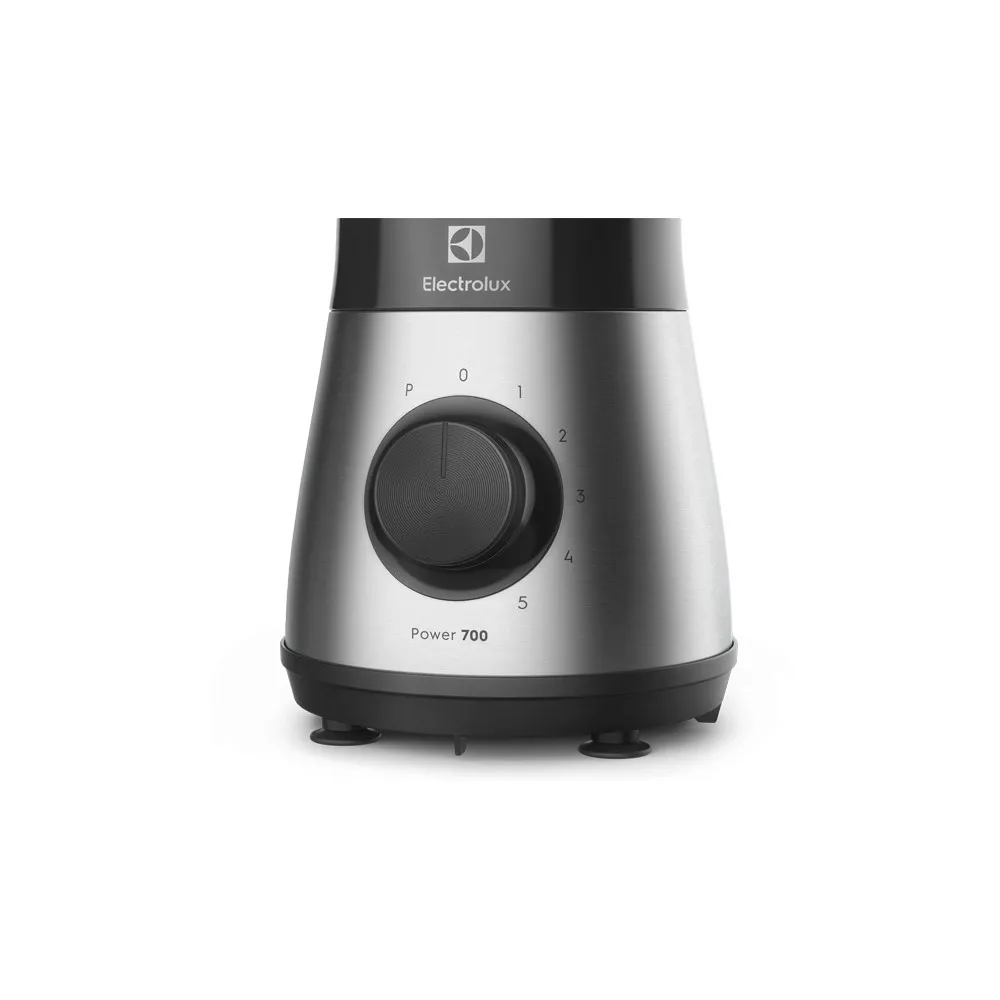 Liquidificador Electrolux 700w 1,5L Experience com Copo de Vidro e Tecnologia TruFlow™ Cor Inox Preto (EBS30)