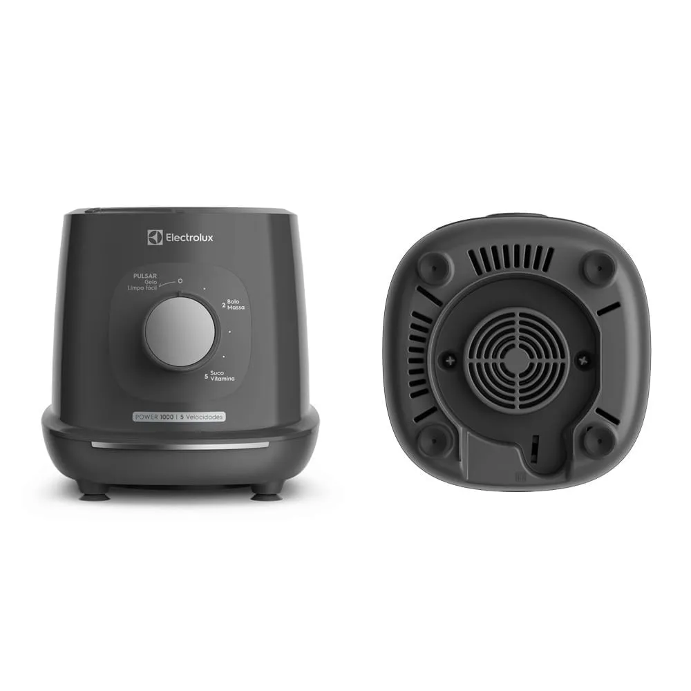 Liquidificador Electrolux 1000W 2.7L Efficient TriForce 5 Velocidades Cinza (EBL1000)