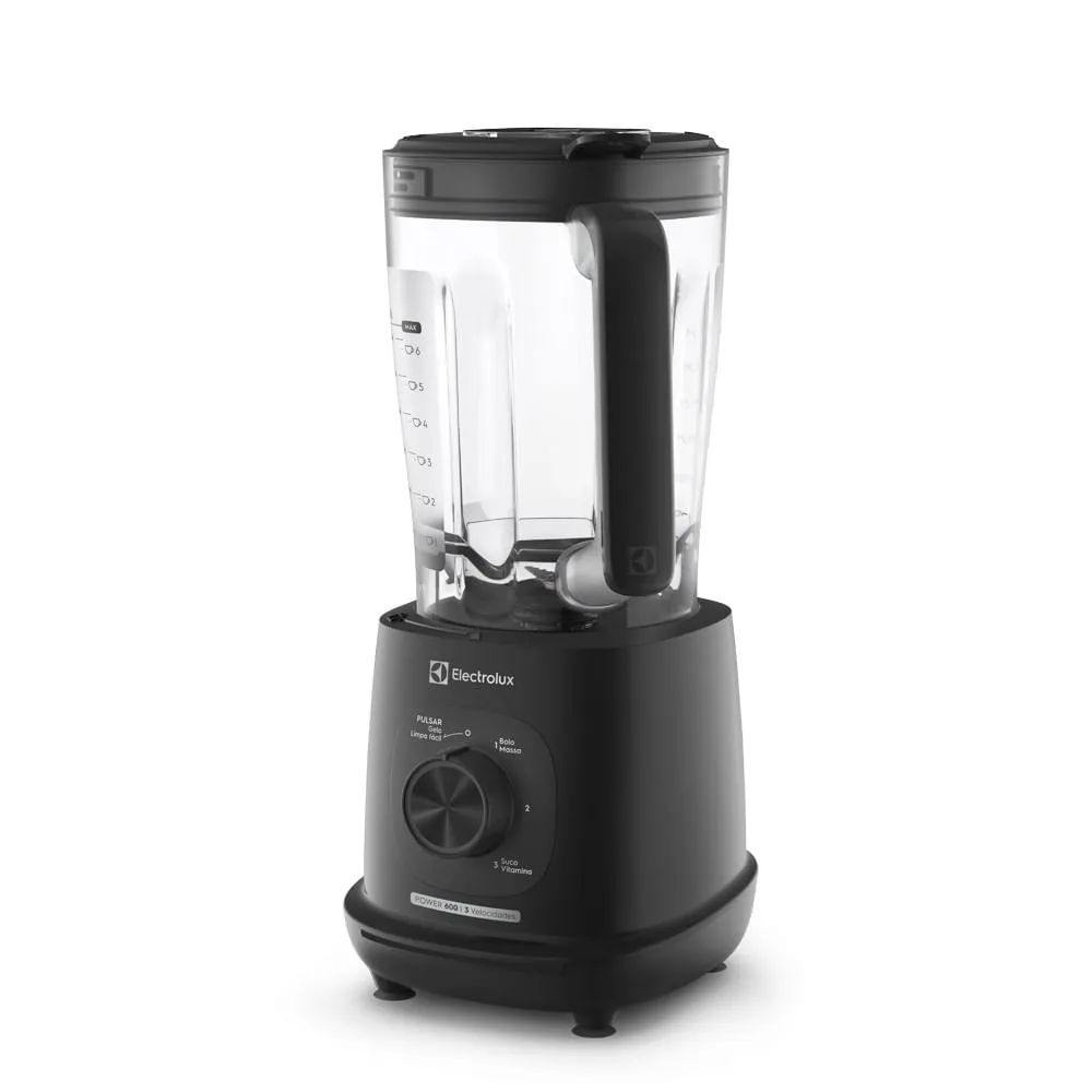 Liquidificador Electrolux 600W 2,7L Efficient TriForce 3 Velocidades Preto (EBL700)