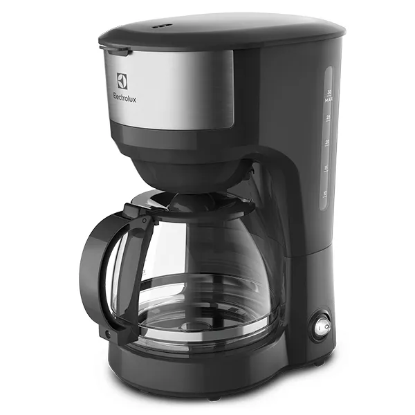 Cafeteira Elétrica Electrolux 30 Xícaras Efficient Função Manter Aquecido Cor Inox Preta (ECM20)