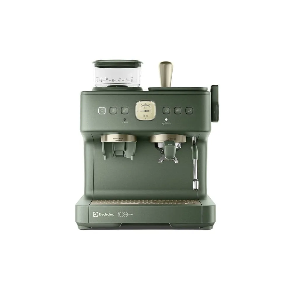 Cafeteira Espresso Electrolux Verde Moedor Integrado Linha 100 anos Celebre Rituais (ECM95)