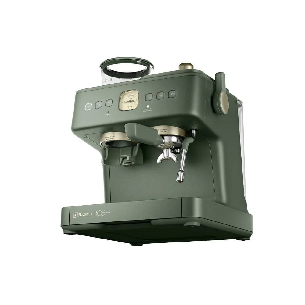Cafeteira Espresso Electrolux Verde Moedor Integrado Linha 100 anos Celebre Rituais (ECM95)