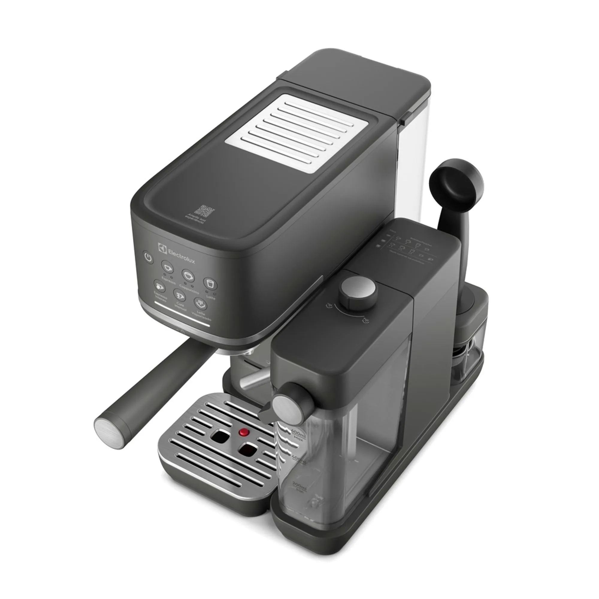 Cafeteira Espresso Electrolux Cápsula, Pó e Sache Experience Vaporizador de Leite Preta (ECM70)