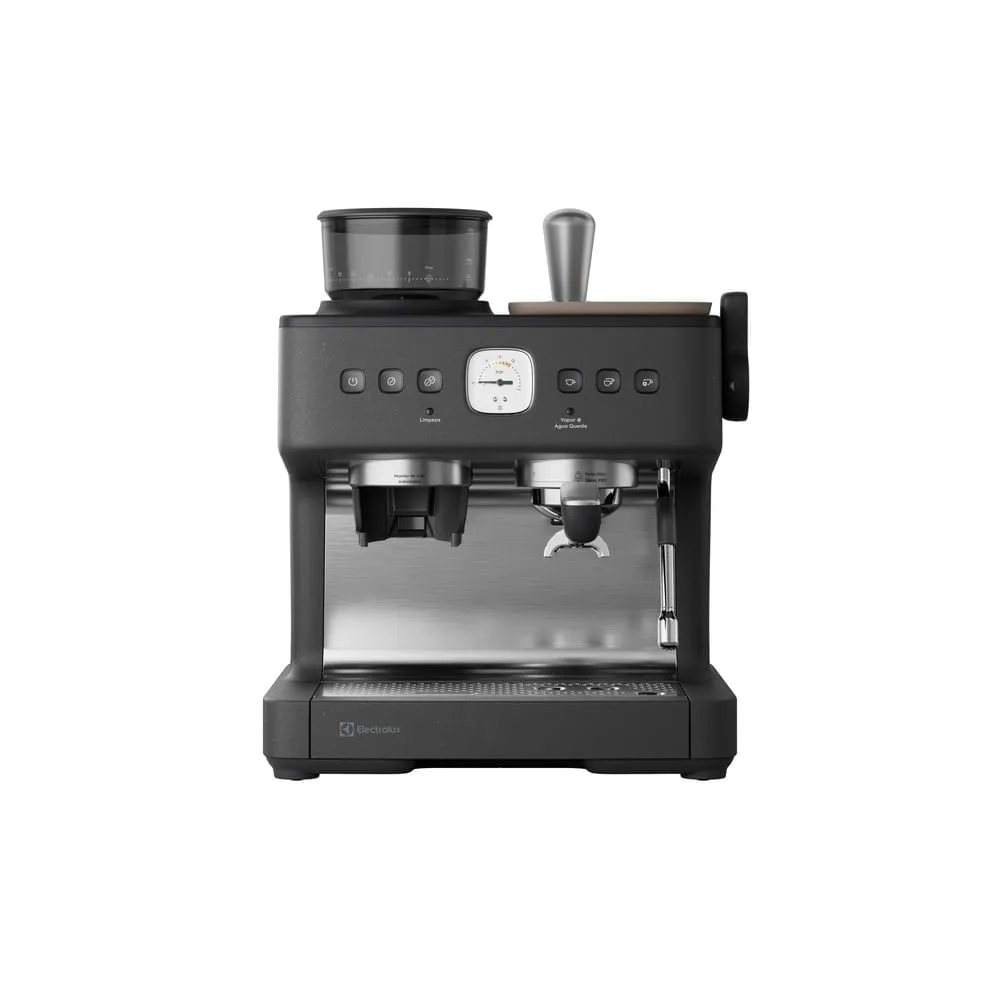 Cafeteira Espresso Electrolux Expert Moedor Integrado e Espumador de Leite Preta (ECM90)