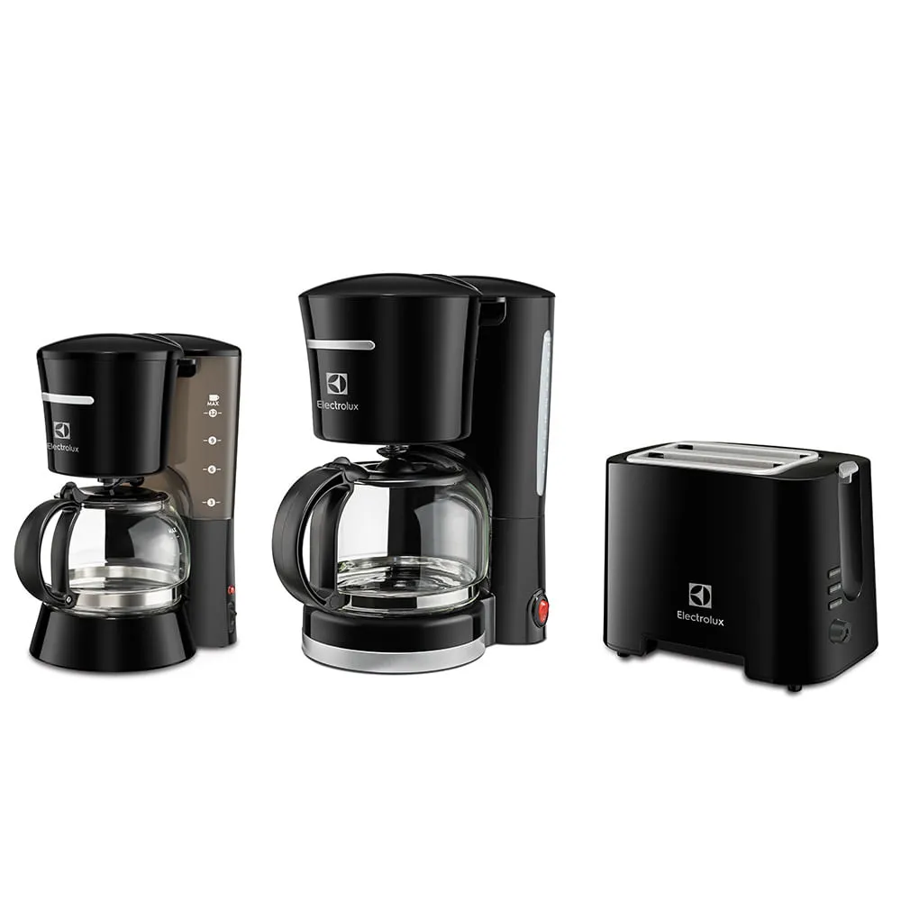 Cafeteira Elétrica Electrolux 12 Xicaras Easyline com Sistema Corta Pingos Preta (CMB31)