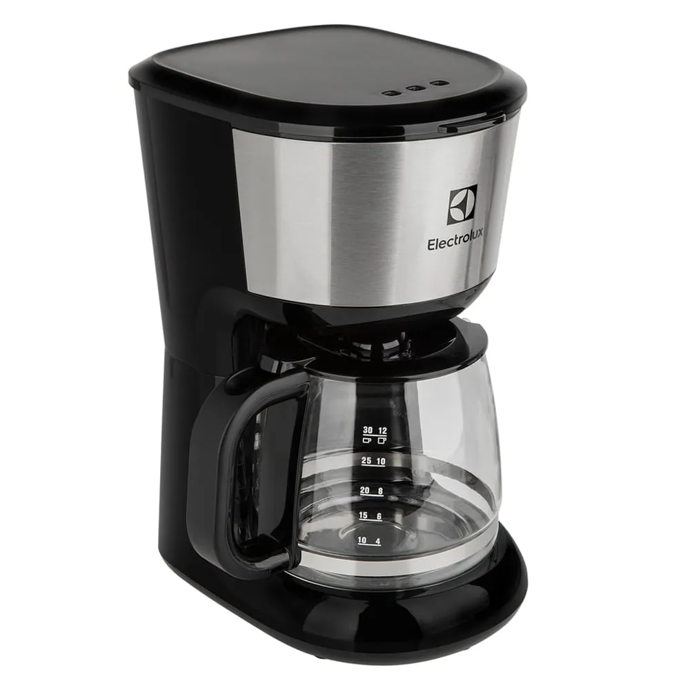 Cafeteira Elétrica Electrolux 30 Xicaras Love Your Day com Sistema Corta Pingos Cor Inox Preta (CMM20)