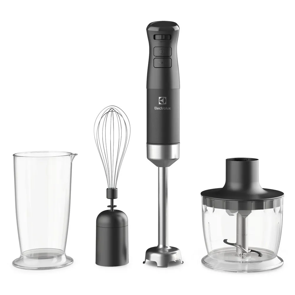 Mixer 3 em 1 Electrolux Preto 700W Expert com Haste em Inox e Tecnologia TruFlow Power System (IBP70)