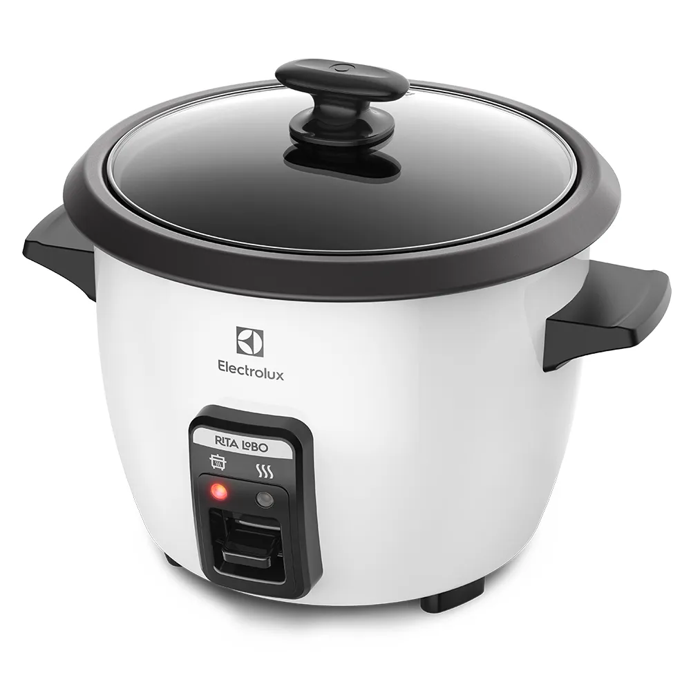 Panela de Arroz Elétrica Electrolux por Rita Lobo 1,3L Branca Efficient (RCB50)