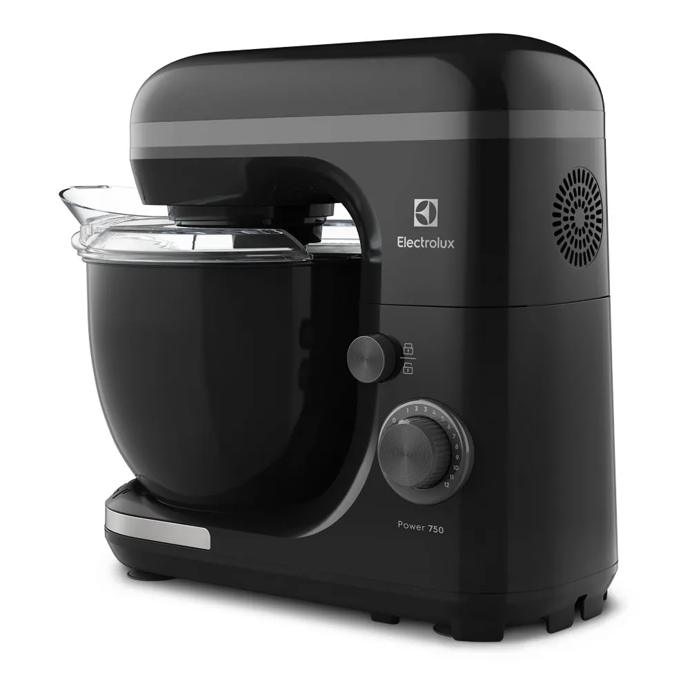Batedeira Planetária Electrolux 750w Preta Experience Com Tigela 5l (EKM30)