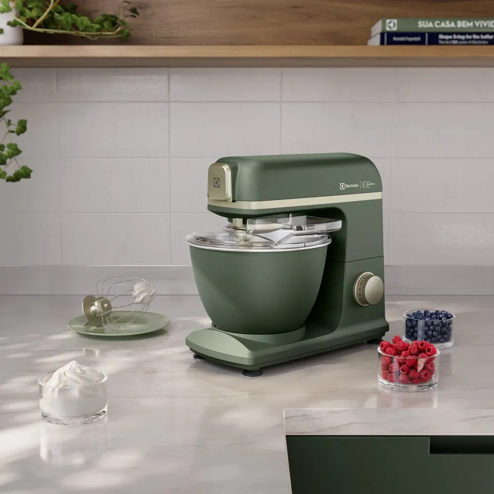 Batedeira Planetária Electrolux Verde com TruFlow Linha 100 anos Celebre Texturas (KMP75)