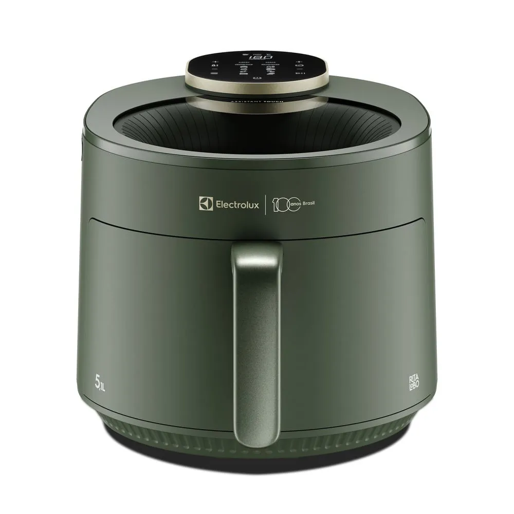 Air Fryer Electrolux por Rita Lobo 5,1L Verde Linha 100 anos Celebre Sabores (EAF175)