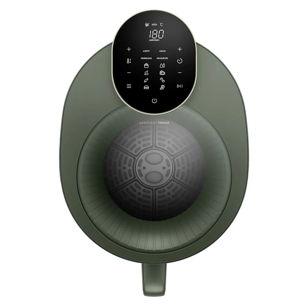 Air Fryer Electrolux por Rita Lobo 5,1L Verde Linha 100 anos Celebre Sabores (EAF175)