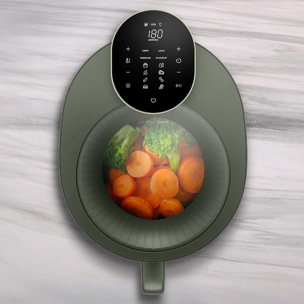 Air Fryer Electrolux por Rita Lobo 5,1L Verde Linha 100 anos Celebre Sabores (EAF175)