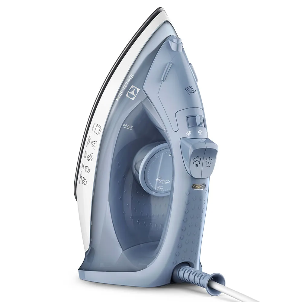 Ferro de Passar Roupa a Vapor e a Seco Electrolux Efficient com Vapor Vertical (ESI10)