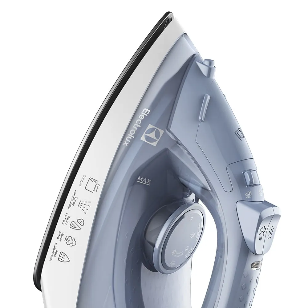 Ferro de Passar Roupa a Vapor e a Seco Electrolux Efficient com Vapor Vertical (ESI10)