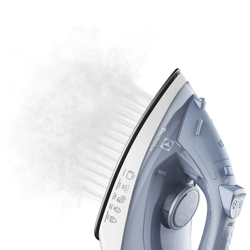 Ferro de Passar Roupa a Vapor e a Seco Electrolux Efficient com Vapor Vertical (ESI10)