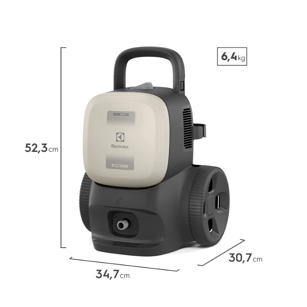 Lavadora de Alta Pressão Electrolux 2250PSI 1800W UltraWash Dispenser detergente Integrado (UWS2250)
