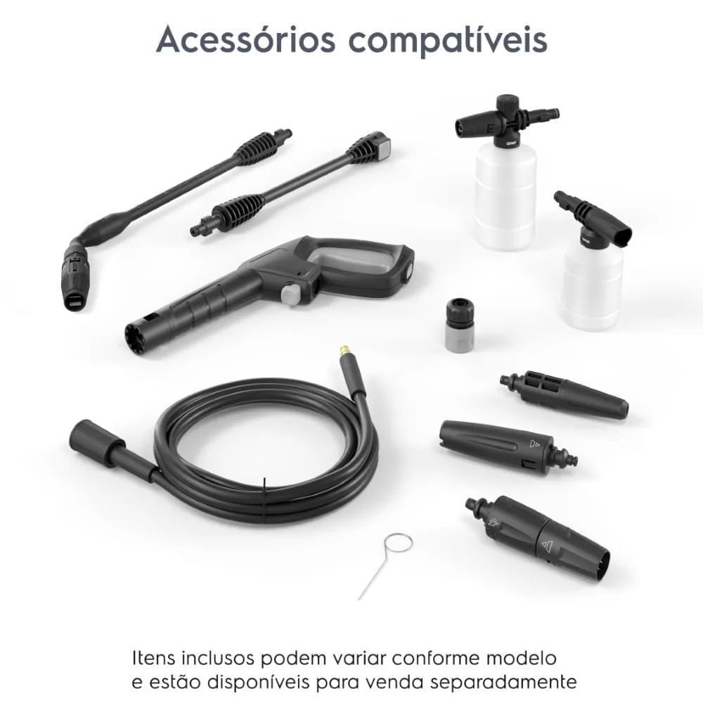 Lavadora de Alta Pressão Electrolux 2250PSI 1800W UltraWash Dispenser detergente Integrado (UWS2250)