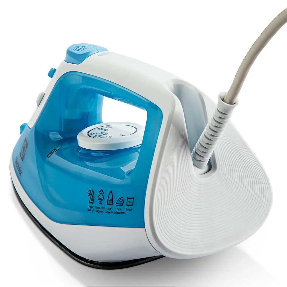 Ferro de Passar Roupa a Vapor e a Seco Electrolux Easyline com Base Antiaderente (SIE60)