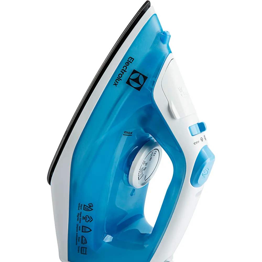 Ferro de Passar Roupa a Vapor e a Seco Electrolux Easyline com Base Antiaderente (SIE60)