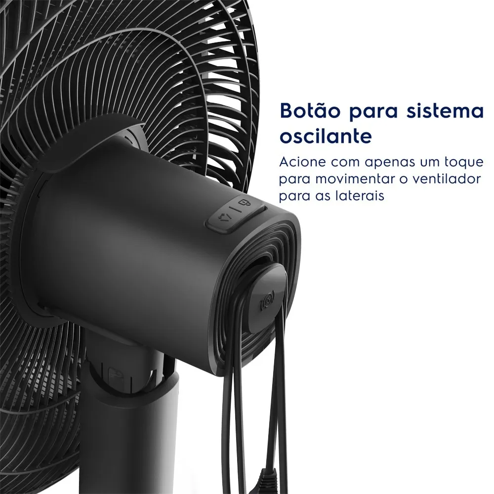 Ventilador de Coluna Electrolux 40cm 6 Pás Efficient DuoForce Air+ Cinza (EFS40)