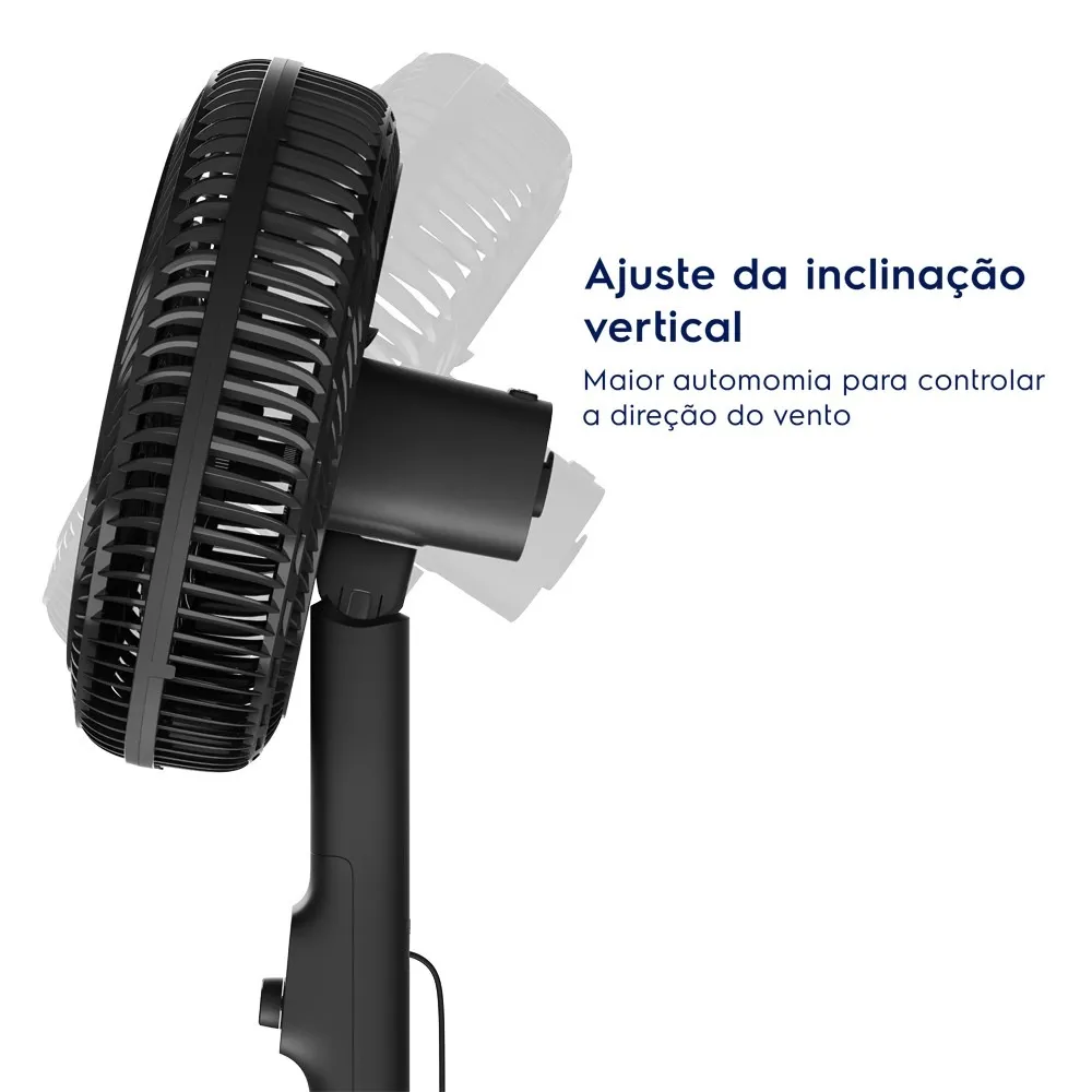 Ventilador de Coluna Electrolux 40cm 6 Pás Efficient DuoForce Air+ Cinza (EFS40)