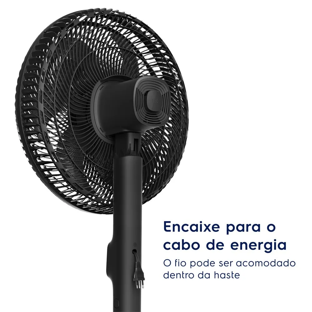 Ventilador de Coluna Electrolux 40cm 6 Pás Efficient DuoForce Air+ Cinza (EFS40)