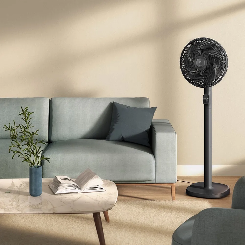 Ventilador de Coluna Electrolux 40cm 6 Pás Efficient DuoForce Air+ Cinza (EFS40)
