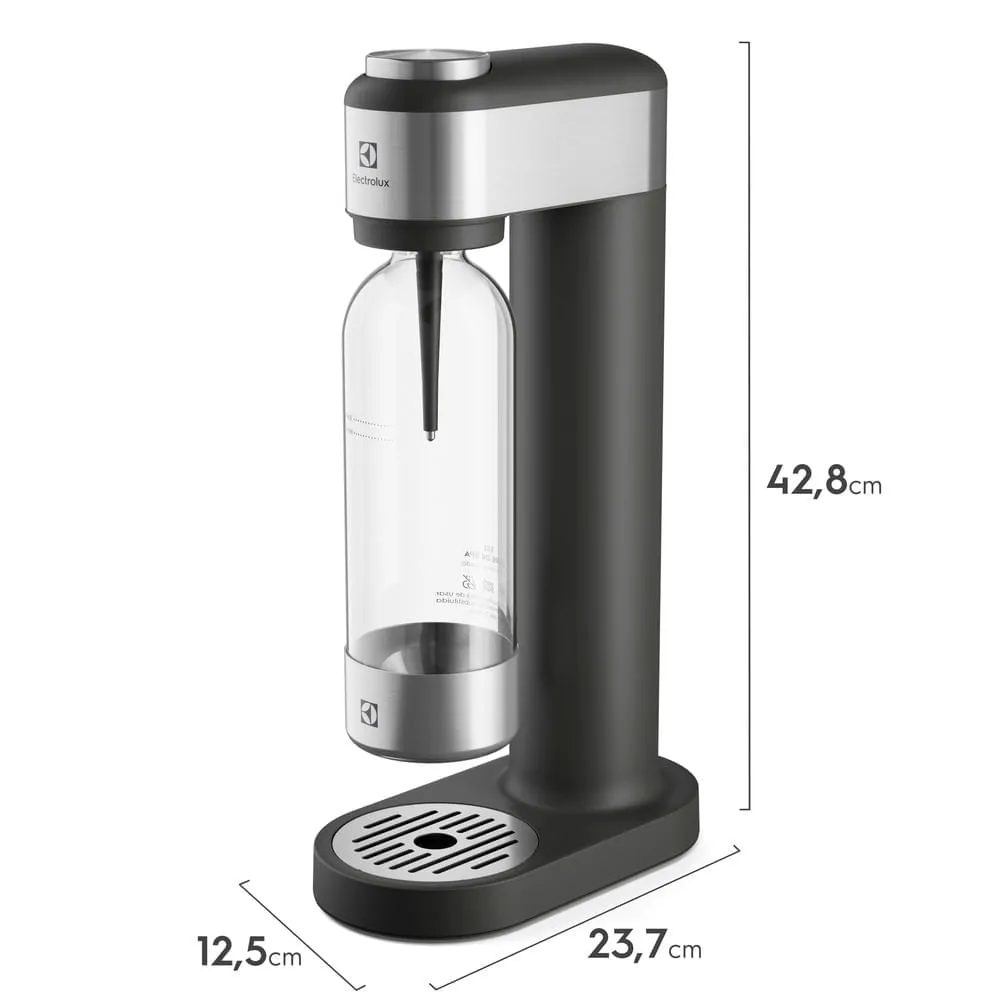 Gaseificador de Água Electrolux Efficient Cinza com Cilindro e Garrafa 1L (ESM01)