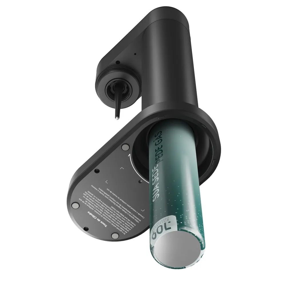 Gaseificador de Água Electrolux Preto com Cilindro e 2 Garrafas ESM03