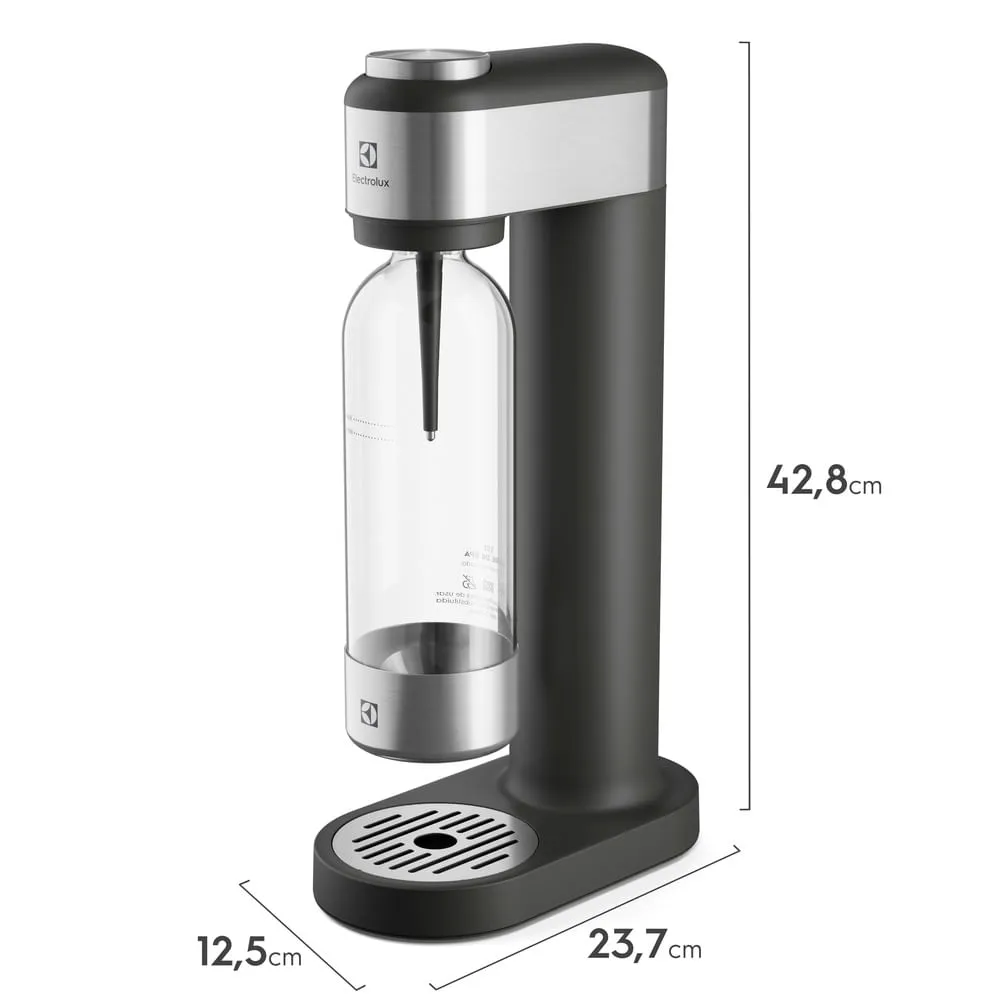 Gaseificador de Água Electrolux Cinza com Cilindro e 2 Garrafas ESM02