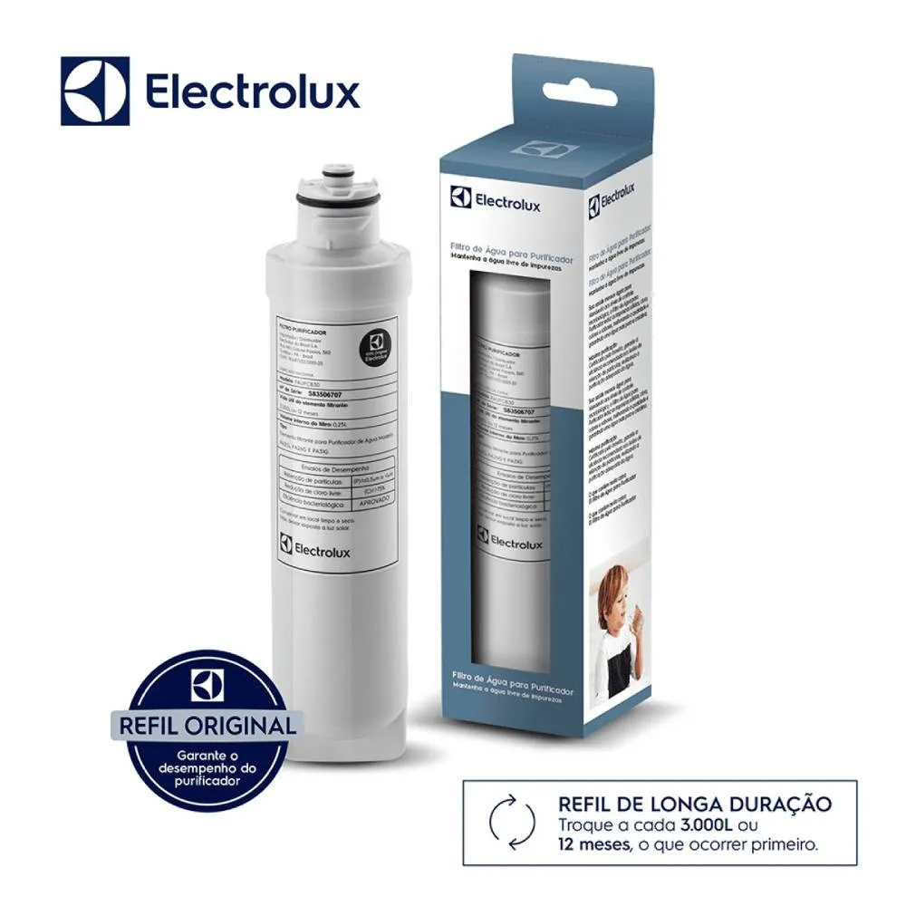 Kit Lâmpada UV para Purificador PA30G e PA31G + Filtro/Refil Original para Purificador de Água PA21G / PA26G / PA31G – Electrolux